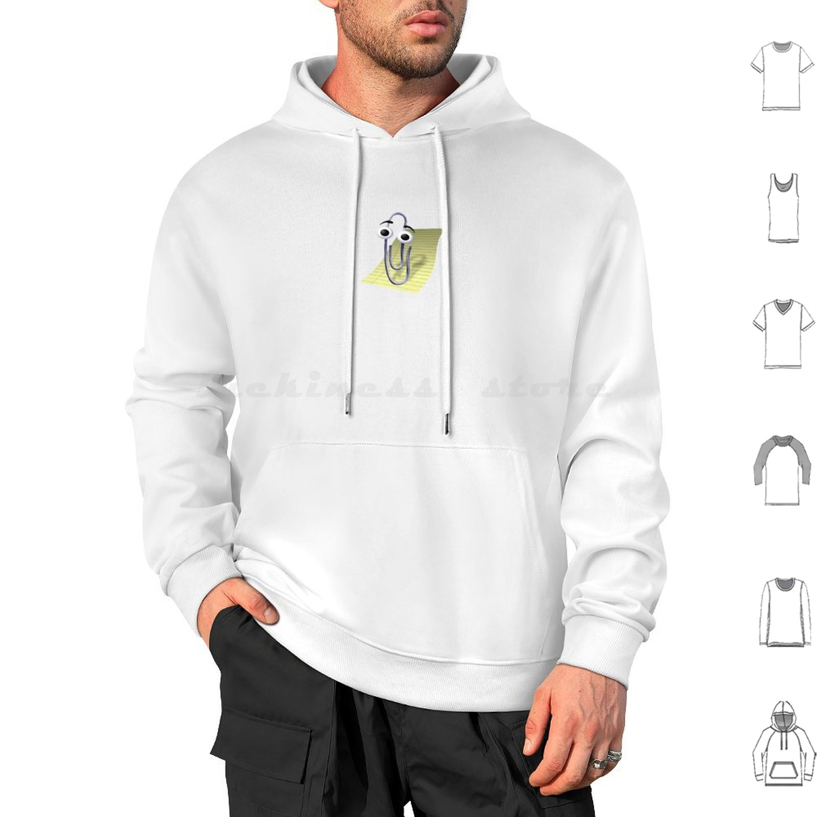 Office Tech For Men - Microsoft Clippy Office Assistant Sudaderas con