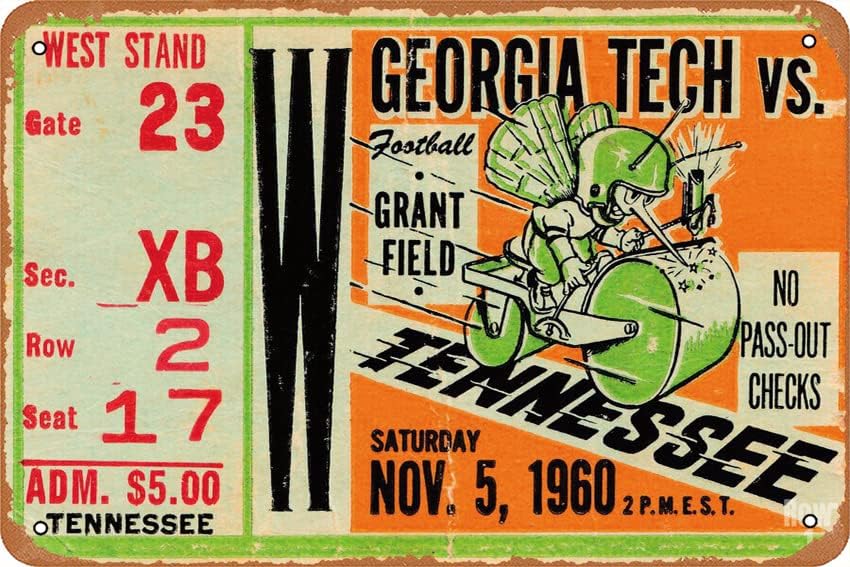 Office Of Tech - Póster de 1960 GEORGIA TECH VS.