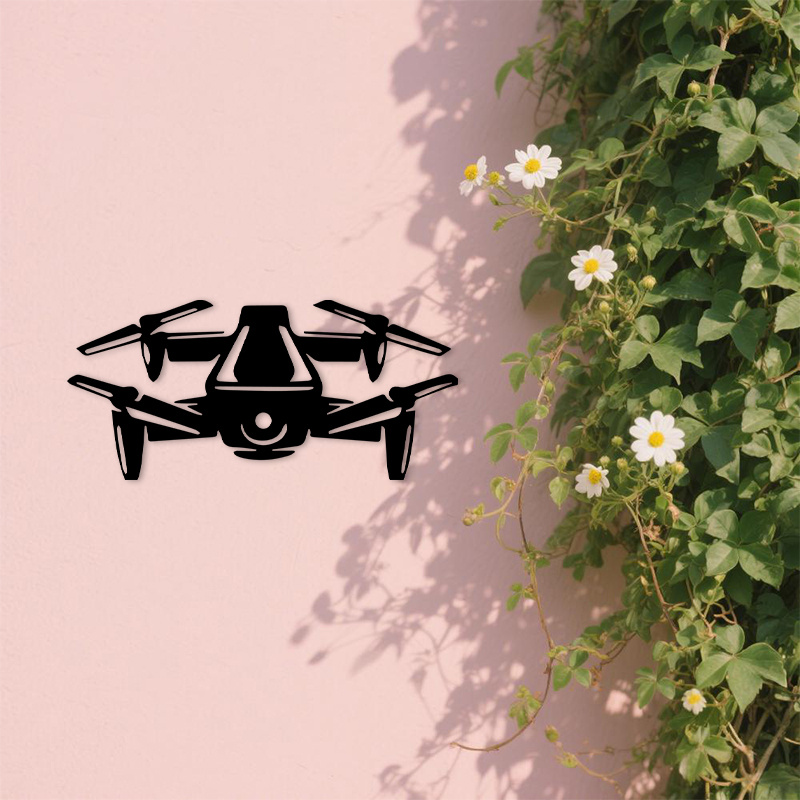 Office Tech For Men - Arte Metálico de Pared con Silueta