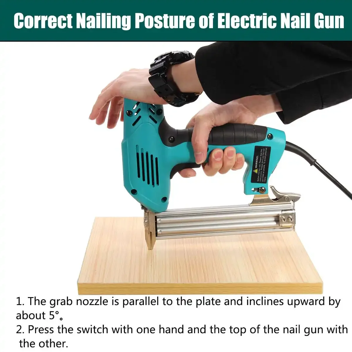 Pistola de Clavos Eléctrica de - Electric Stapler Heavy reseña y precio