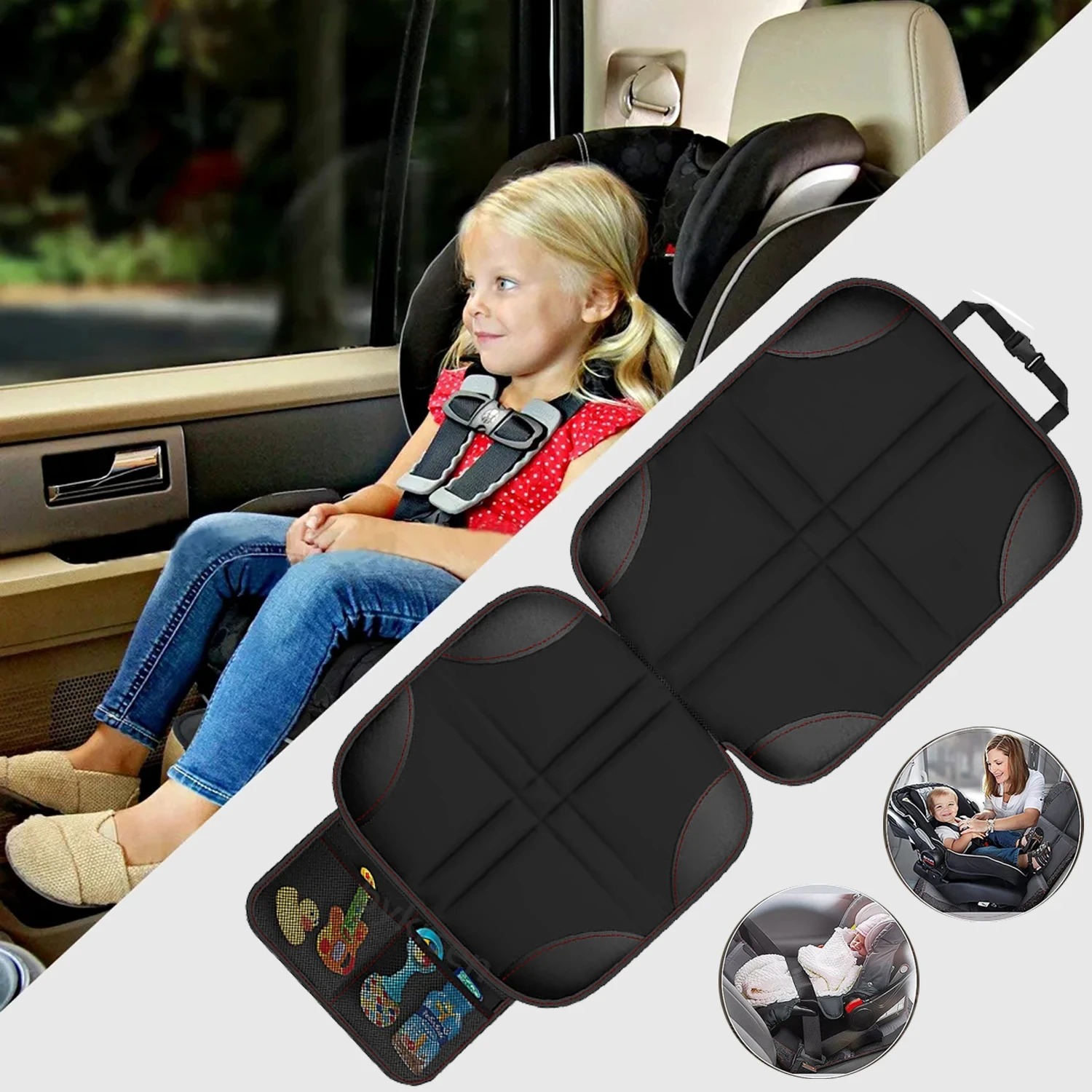 Protector de Asiento de Coche  - Surge Protector Rack reseña y precio