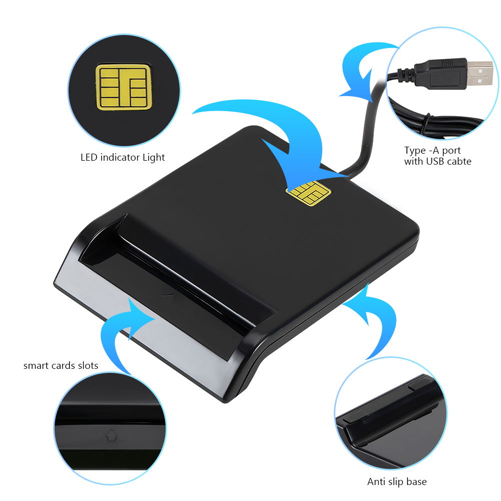 Lector de tarjetas inteligente - Smart Card Reader reseña y precio