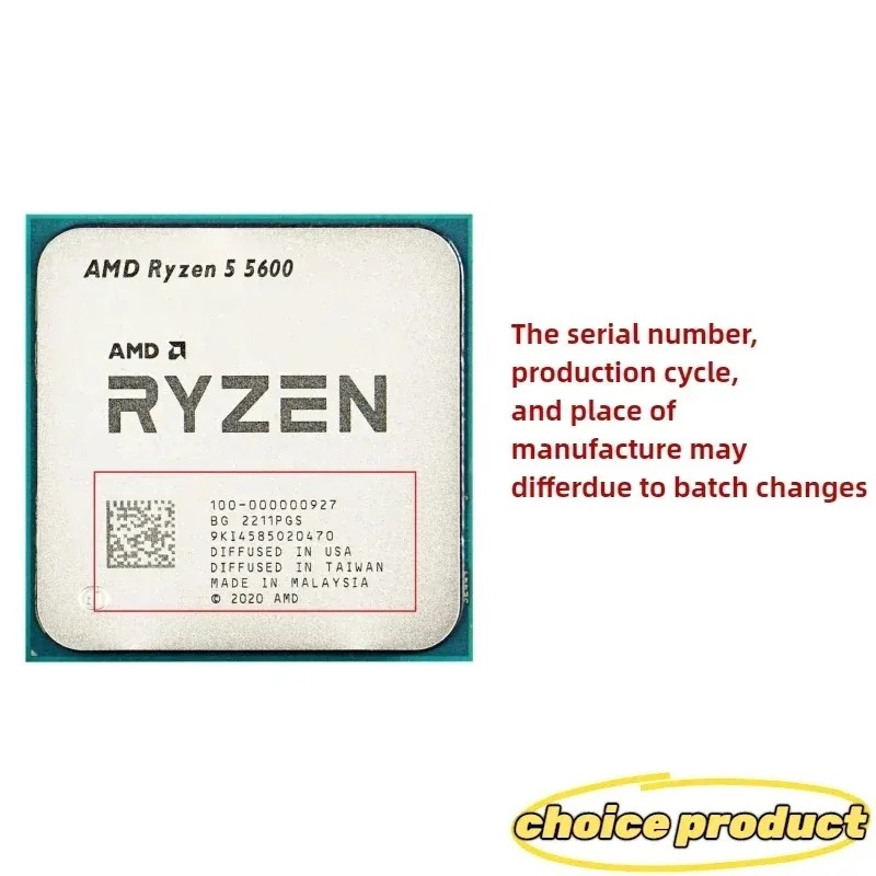 AMD, 100 % nuevo y original, g - Amd Cpu Ryzen 5 reseña y precio